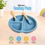 Baby silicone plate premium