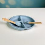 Baby silicone plate premium